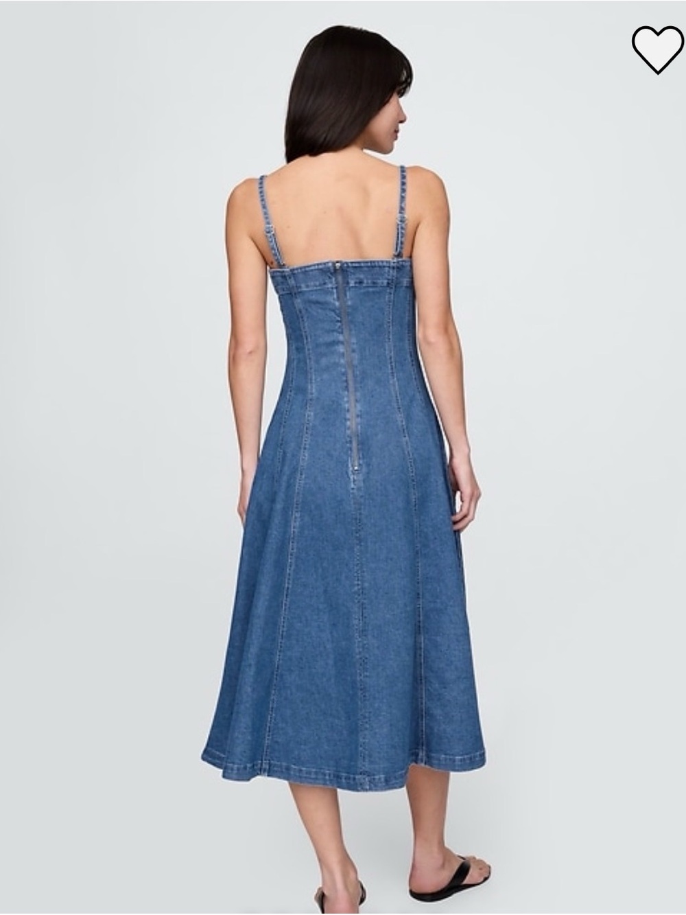 GAP Denim Midi Dress - Picture 2 of 5